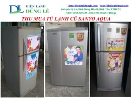 THU MUA TỦ LẠNH CŨ SANYO AQUA