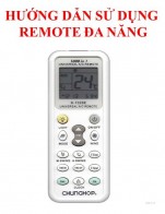 HƯỚNG DẪN SỬ DỤNG REMOTE ĐA NĂNG CHO MÁY LẠNH