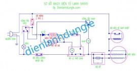 SƠ ĐỒ MẠCH ĐIỆN TỦ LẠNH SANYO