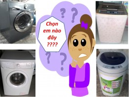 CHỌN MUA MÁY GIẶT CỬA TRÊN HAY CỬA TRƯỚC