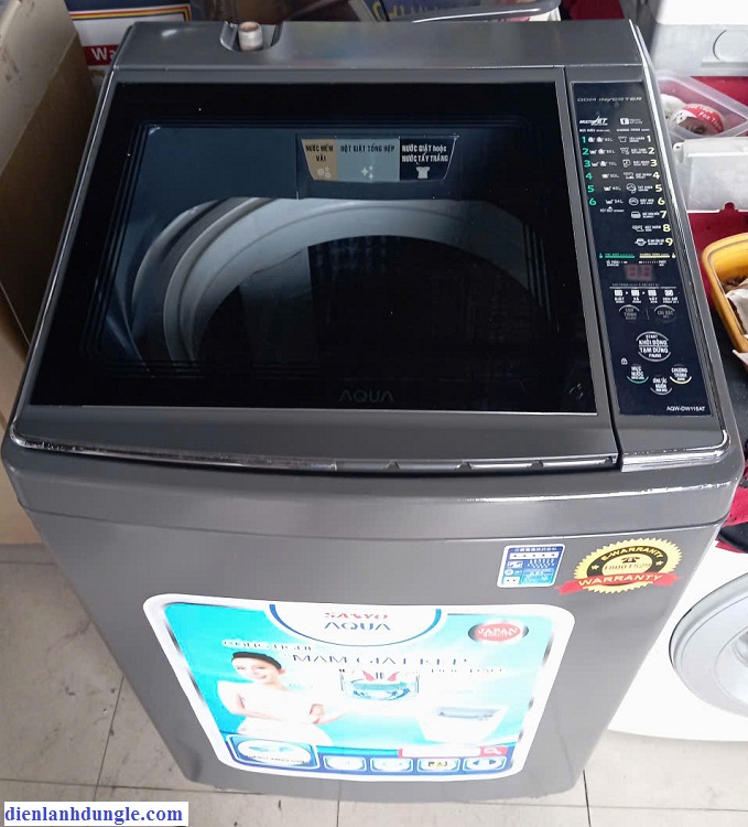 MÁY GIẶT CŨ AQUA INVERTER 11,5KG