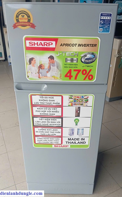 TỦ LẠNH CŨ SHARP 180L