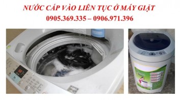 NƯỚC CẤP VÀO LIÊN TỤC Ở MÁY GIẶT
